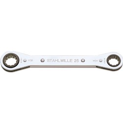 1/4"X5/16" RTCHT RING SPANNER SOLID STEEL SW25 AN 1/4X5/16 - 41561620