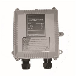 TES-CBOX037 - CONTROL BOX, 4" 0.37KW - 0.5HP 4A 16MF