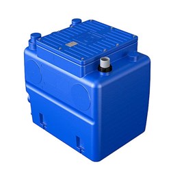 ZEN-BLUEBOXDGBLUE40M - PUMP COLLECTING STATION 250L WITH ZEN-DGBLUE40/2/G40VMG FITTED