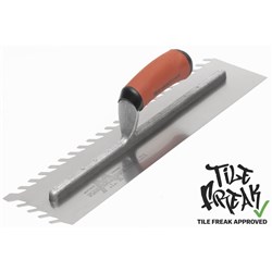 MTLF1216SD - LayFlat™ Notched Trowel, 13mm notches -406mm x 102mm