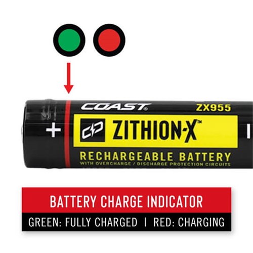 COAZX955 - Rechargeable Zithion Battery ZX955
