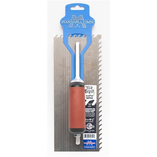 MTLF1411SD - LayFlat™ Notched Trowel, 6mm notches -279mm x 114mm