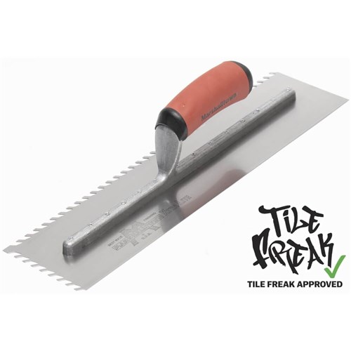 MTLF1416SD - LayFlat™ Notched Trowel, 6mm notches -406mm x 102mm