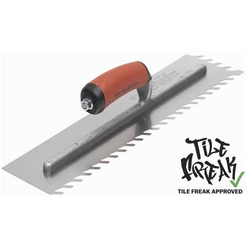 MTLF1216SD - LayFlat™ Notched Trowel, 13mm notches -406mm x 102mm