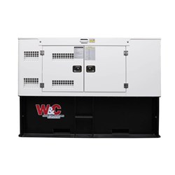 10.5 kVA, Single Phase, Standby Diesel Generator with Kubota Engine in Canopy, 400L Tank