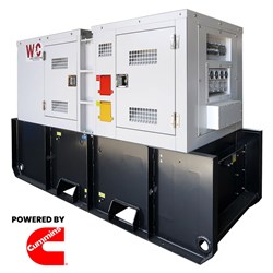 42kVA, Three Phase, Standby Diesel Generator with Cummins Engine with 120L Tank - Hire