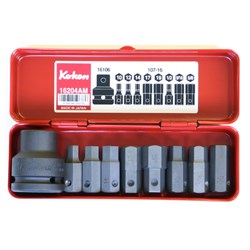 9PC 3/4"DR IMPACT BIT SET & BIT HOLDER KO16204AM