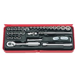 Ko-ken KO2257M 31 Piece 1/4" Drive Metric Socket Set
