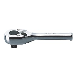 RATCHET 1/4 DR POLISHED HANDLE 75MM