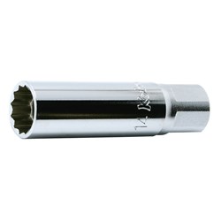 SOCKET SPARKPLUG WITH MAGNET 14MM 12PT
