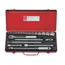 22PC 1/2"DR SOCKET SET (3/8" - 1-1/4"AF) KO4244A