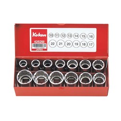 13PC 1/2"DR SOCKET SET (3/8" - 15/16" AF) KO4252A