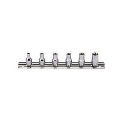 KORS2425/6 - TORX SOCKET SET ON RAIL 6pc 1/4DR