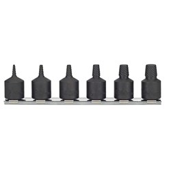 6PC 3/8"DR BOLT TWISTER SET (2MM - 10MM) (L32) ON RAIL KORS3129/6-L32