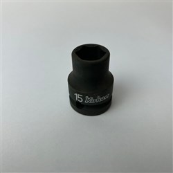 Koken 1/2" Drive Thin Wall Impact Socket 15mm - KOZ14401M15