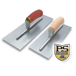 300MM X 127MM FINISHING TROWEL P/SHAPE FLAT S/S D/SOFT HANDLE MT13SSFPD - 12184