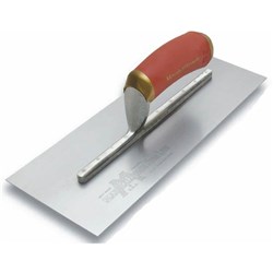 279MM X 121MM FINISHING TROWEL P/SHAPE FLAT S/S D/SOFT HANDLE MT3SSFPD - 12185