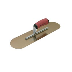 MTSP14GSD - Golden Stainless Steel Pool Trowel with DuraSoft Handle - 356mm x 102mm