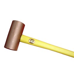 5200G SOLID COPPER MALLET (11-1/2LB) 70MM FCE 146MM HNDL TH711FG