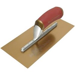 406MM X 127MM FINISHING TROWEL P/SHAPE FLAT GOLD S/S D/SOFT MT165GSFPD - 12176