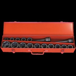 Ko-ken KO16245M 17 Piece 3/4" Drive Impact Socket Set