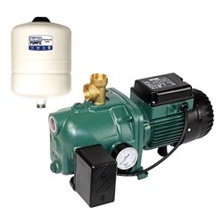 DAB-82MP-8V - Surface Mounted Jet Pump with Pressure Switch 60 L/min 47m 0.60Kw 240V + 8L Tank