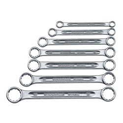 7PC DBL END RING SPANNER SET 8MM X 9MM - 20MM X 22MM SW21/7 - 96410503