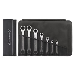 Stahlwille SW25/7 PC - 96411301 7 Piece Double-ended Ratchet Ring Spanner Set