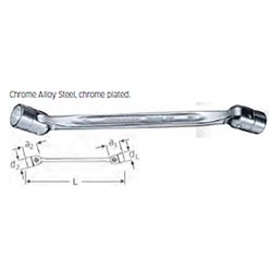 24MM X 27MM FLEXI JOINT SPANNR DOUBLE END SW29 24X27 - 43012427