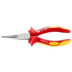 200MM VDE SNIPE NOSE PLIERS W/CUTTER SW65298200