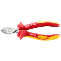 180MM VDE SIDE CUTTER PLIERS MULTI COMPONENT HANDLES SW6720 180 - 67204180