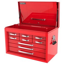 WHI509B - 9 DRAWER TOOL CHEST with lockable drop front