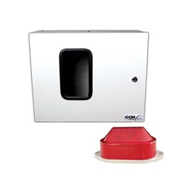 BIA-iCOVER - STEEL ENCLOSURE WITH LOCKABLE DOOR AND EXTERNAL ALARM