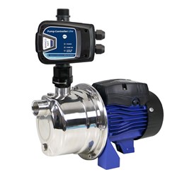 BIA-INOX90S2MPCX - PUMP SURFACE MOUNTED CLEAN WATER WITH AUTO PUMP CONTROL 46M 68L/MIN 240V 450W