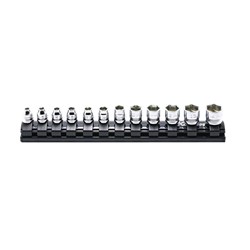 KORS2400MZ/12 - SOCKET SET 1/4DR 4-14MM 12PC.ON MAGNETIC RAIL