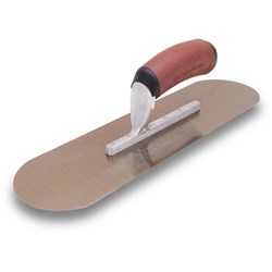 MTSP10GSDC - Golden Stainless Steel Pool Trowel with DuraCork Handle - 254mm x 76mm