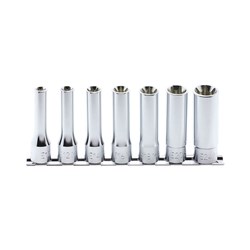 7PC 1/2"DR SOCKET SET ON RAIL (E10 - E24) KORS4325/7