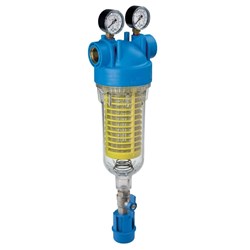 Hydra MONO 10" STD Self cleaning Sediment Filter 90mic S Steel Mesh Screen 1.5" Brass BSP In/Out