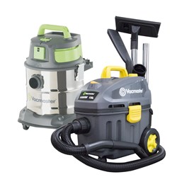 Vacmaster Bundle 2 x Wet/Dry Vacuums 20L 1500W + 15L 1500W - VMVK1520SIW+F1515HJ