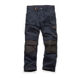 Scruffs Worker Plain Tousers Navy - 32R
