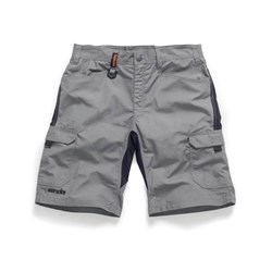 Scruffs Trade Flex Plain Shorts Graphite - 36W