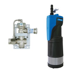 ClayTech CMS C6A1 - Divertron C6 Submersible Pressure Pump + 1" AcquaSaver