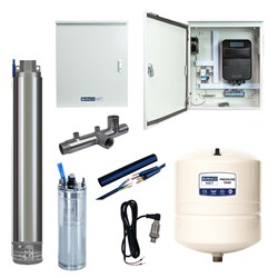 BIA-DRIVEPRO-S4-6/21M - Borehole VFD Kit 140L/Min 113m 2200W 240V