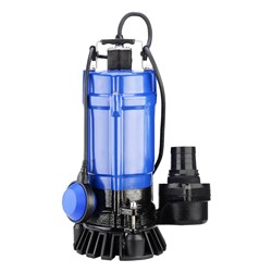 ClayTech Blue SUB10 - Submersible Light Construction Pump with Float 250L/Min 18M 750W 240V