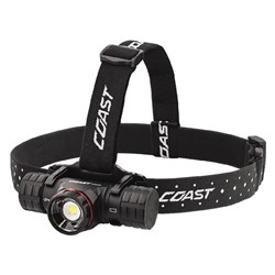 XPH34R- Rechargeable Pure Beam Focusing LED Headlamp- 2000 Lumens on Turbo Mode