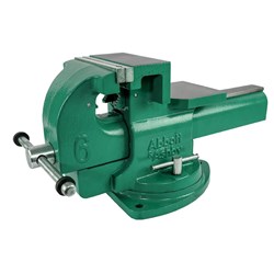 Abbott & Ashby 6" (150mm) Heavy Duty Bench Vice Quick Release with 360 Degree Swivel Base