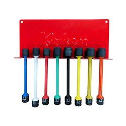 Ko-ken 14101MP - Impact Torsion Bars with Metal Wall Hanger - 8 Piece