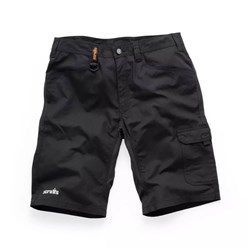 Scruffs Trade Flex Plain Shorts Black - 30W