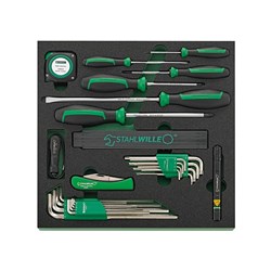 Stahlwille TCS 5 821/27 - 96830268 - 27 Piece Screwdriver & Hex Key Set in TCS Inlay