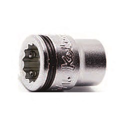 KO2455AS-3/8 - Koken 1/4"  Drive X 3/8" - Nut Grip Socket 12Pt AS